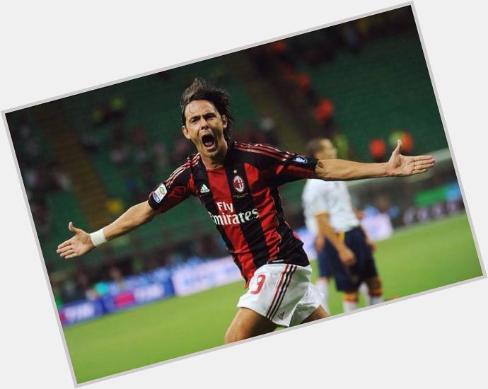 Happy Birthday to the man that made me fall in love with AC Milan in 2002. Ladies and gentlemen Filippo Inzaghi.    