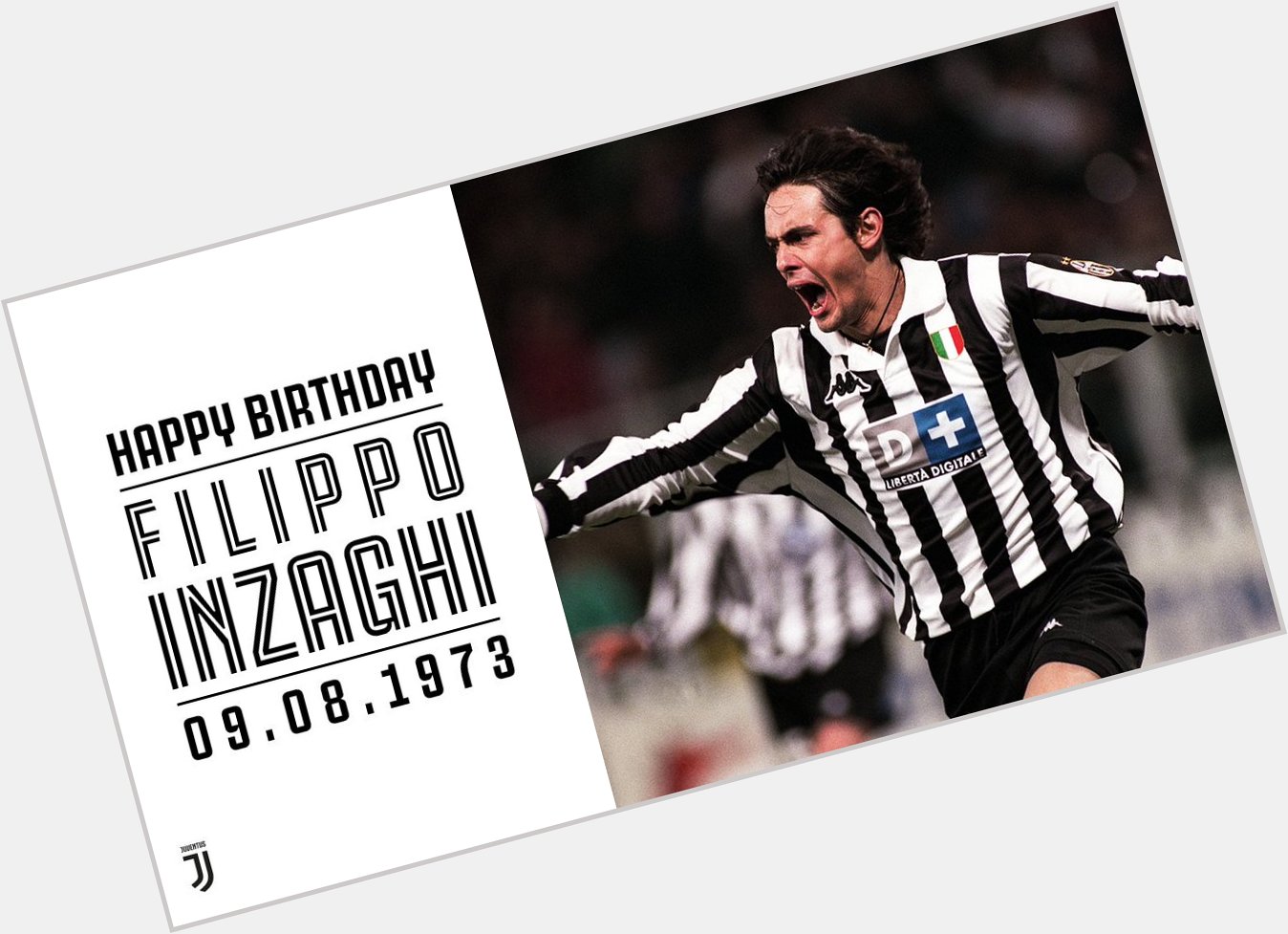 Happy 44th Birthday to former Juventus striker Filippo Inzaghi     