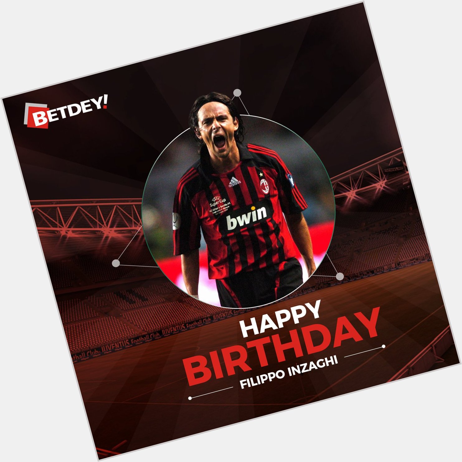 Happy Birthday to former AC Milan striker Filippo Inzaghi! 