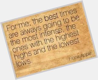 Happy Birthday Fiona Apple 