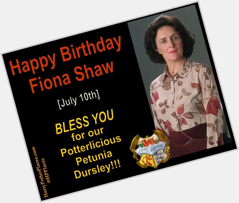 Happy Birthday Fiona Shaw! 