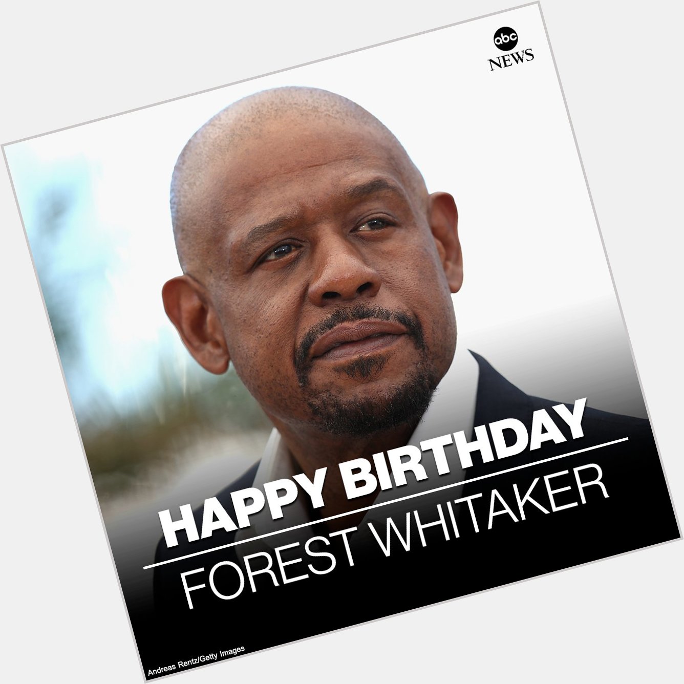 HAPPY BIRTHDAY: Actor-director Forest Whitaker is 60 today.  