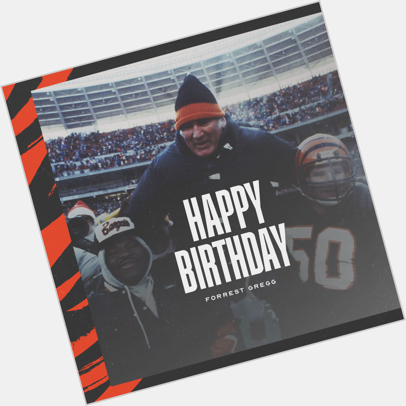 Happy Birthday to Pro Football Hall of Famer, champion, coach, and Bengals Legend, Forrest Gregg. 