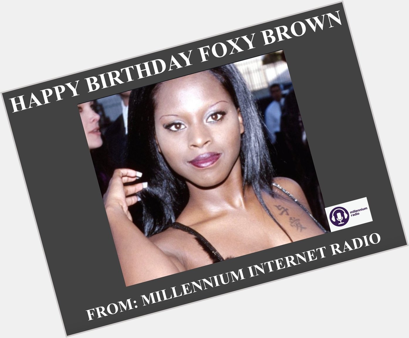 Happy Birthday to rapper Foxy Brown!! 