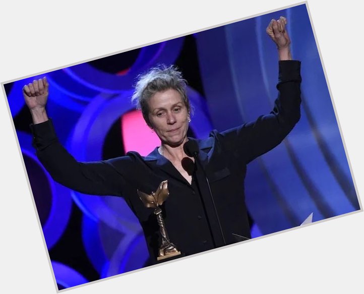 Happy Birthday to Frances McDormand! She s such an incredibly talented actress! 