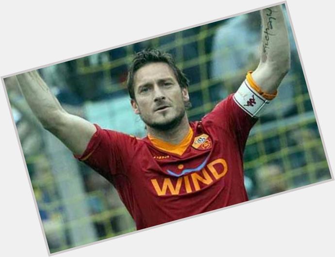 Happy 38th birthday to Roma captain Francesco Totti. 