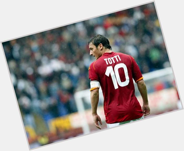 Happy 38th birthday Francesco Totti. Even amongst the many gods to grace Italian football, he stands out. 