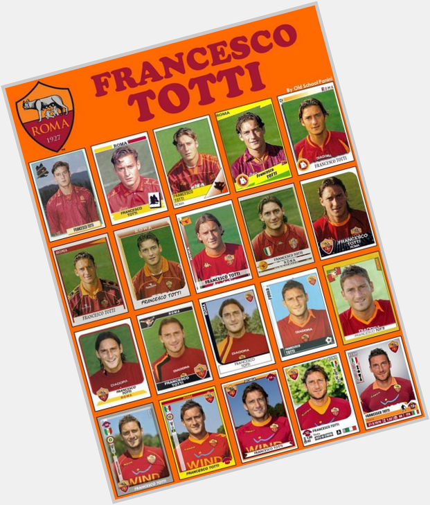 Legend!  Happy 38th birthday Francesco Totti. Roma through and through! 