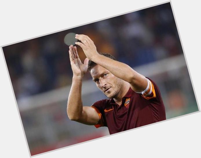 Happy 38th birthday to Francesco Totti. 562 games for Roma, 235 goals. A one club man, not many of those these days. 