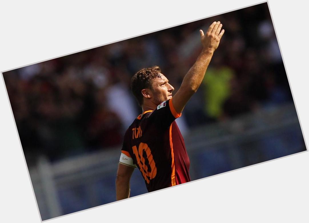 Happy 39th Birthday Legend Francesco Totti. May we get to see you play many many more years.. 
