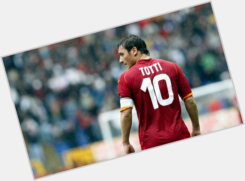 Happy birthday to Francesco Totti. The legendary AS Roma forward turns 39 today. 