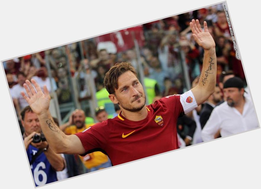 Happy birthday to the legend Francesco Totti  25 Seasons  786 Games 307 Goals  5 Cups 1 Club  