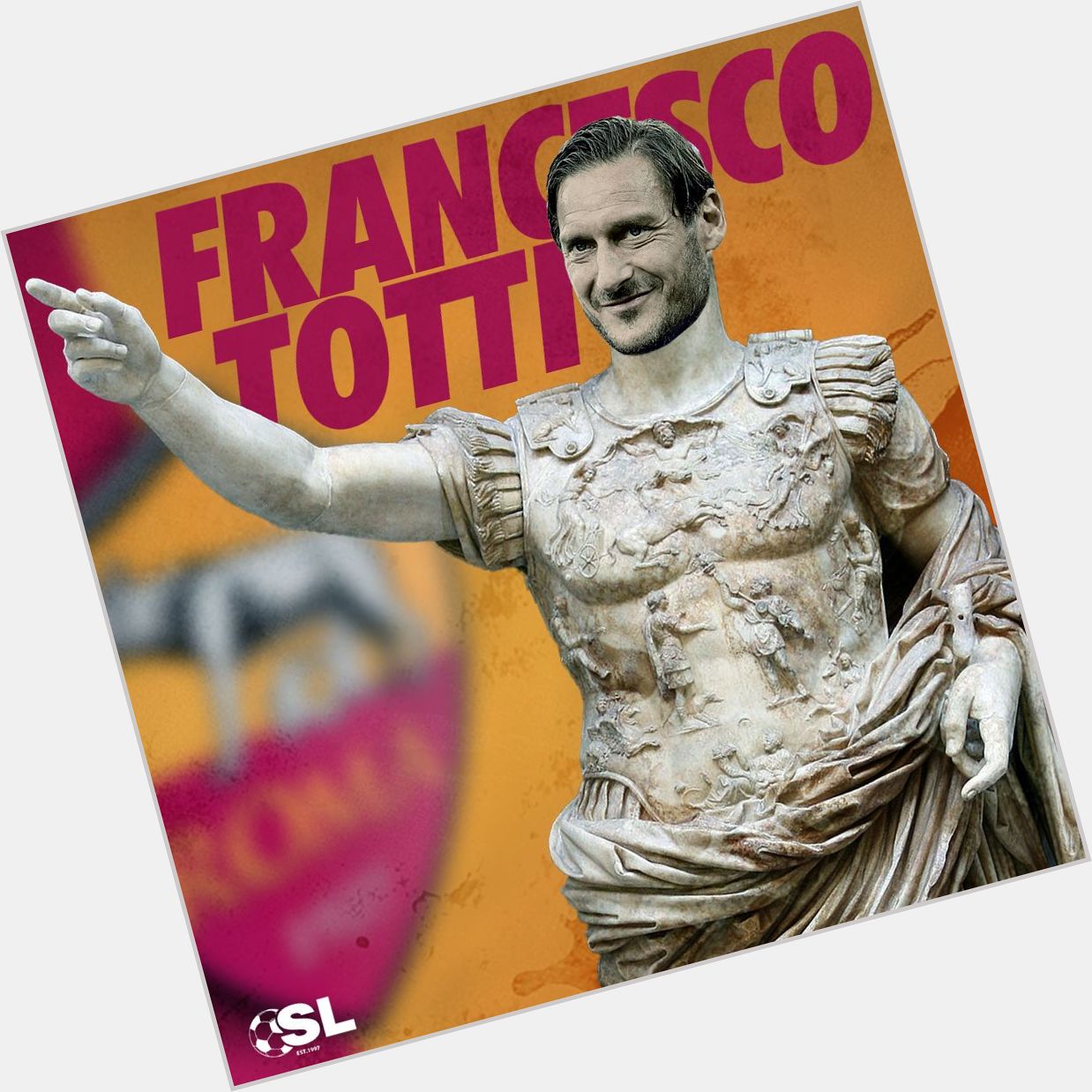 Happy Birthday to the real emperor of Rome, Francesco Totti! 