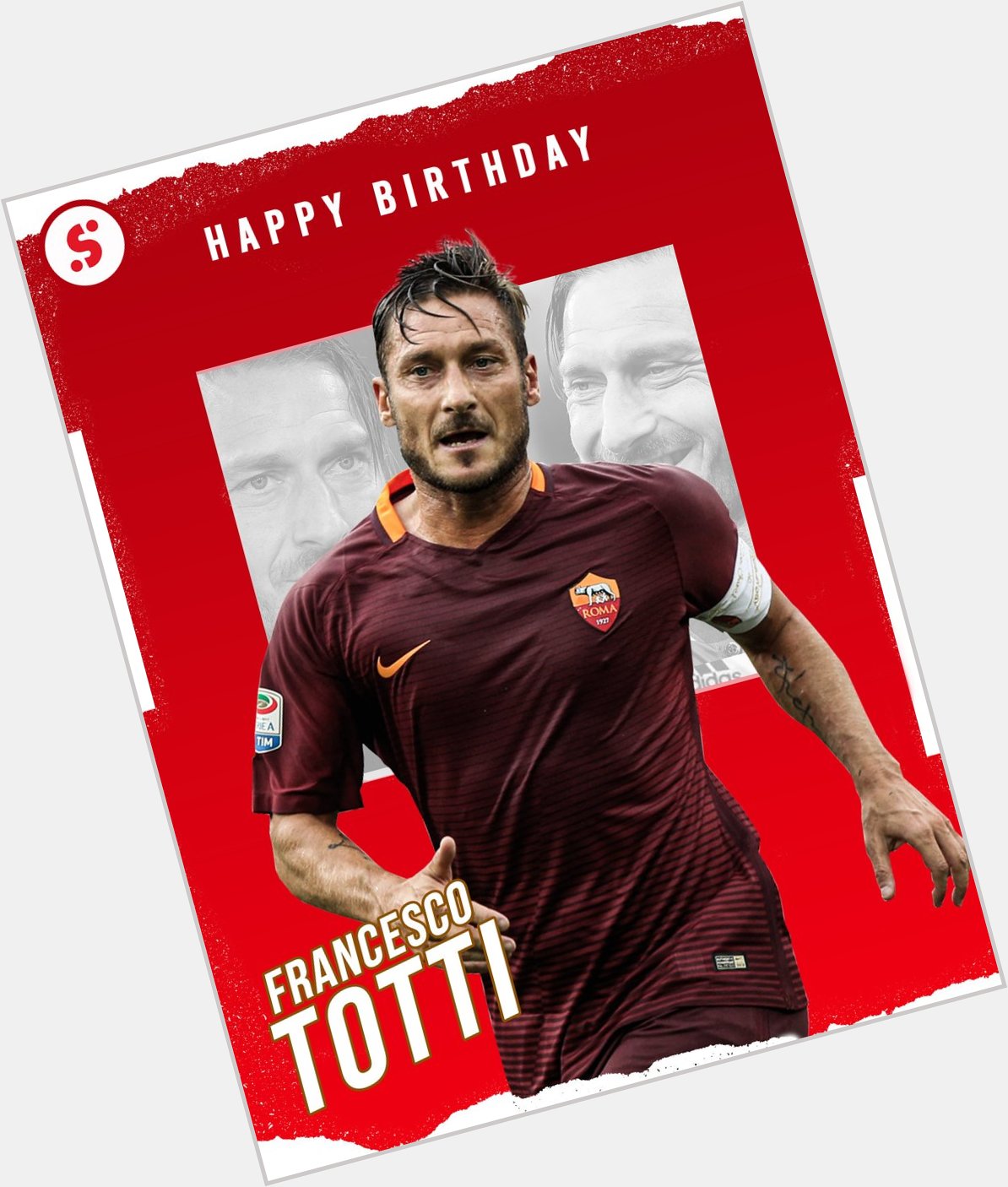 Happy 46th birthday to the legendary Francesco Totti!      