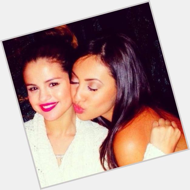Francia Raisa greeted Selena a happy birthday on instagram. 