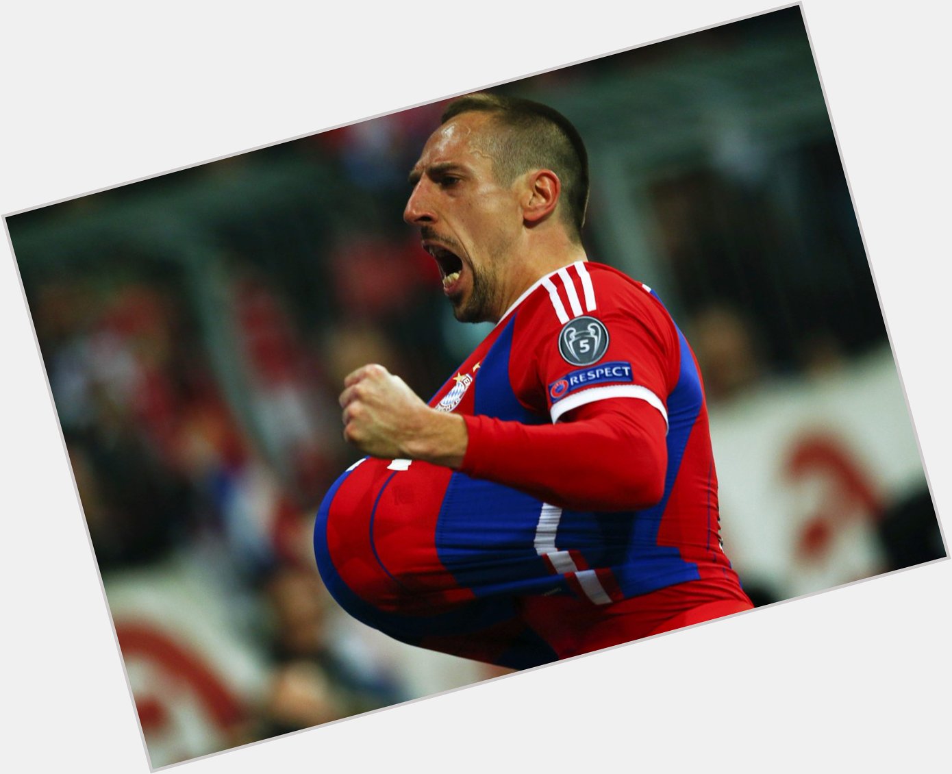 Happy 32nd birthday to Franck Ribéry. He\s won 4 Bundesliga titles, 4 DFB-Pokals and 1 Champions League at Bayern. 