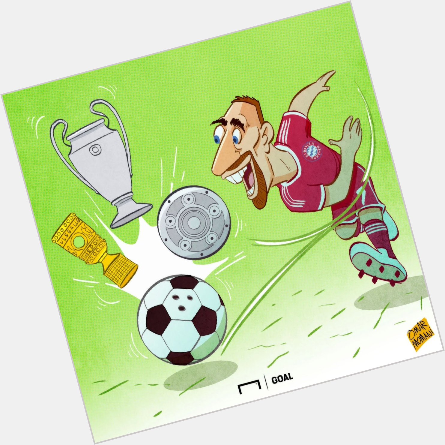 Happy birthday Franck Ribery

For more cartoons:  