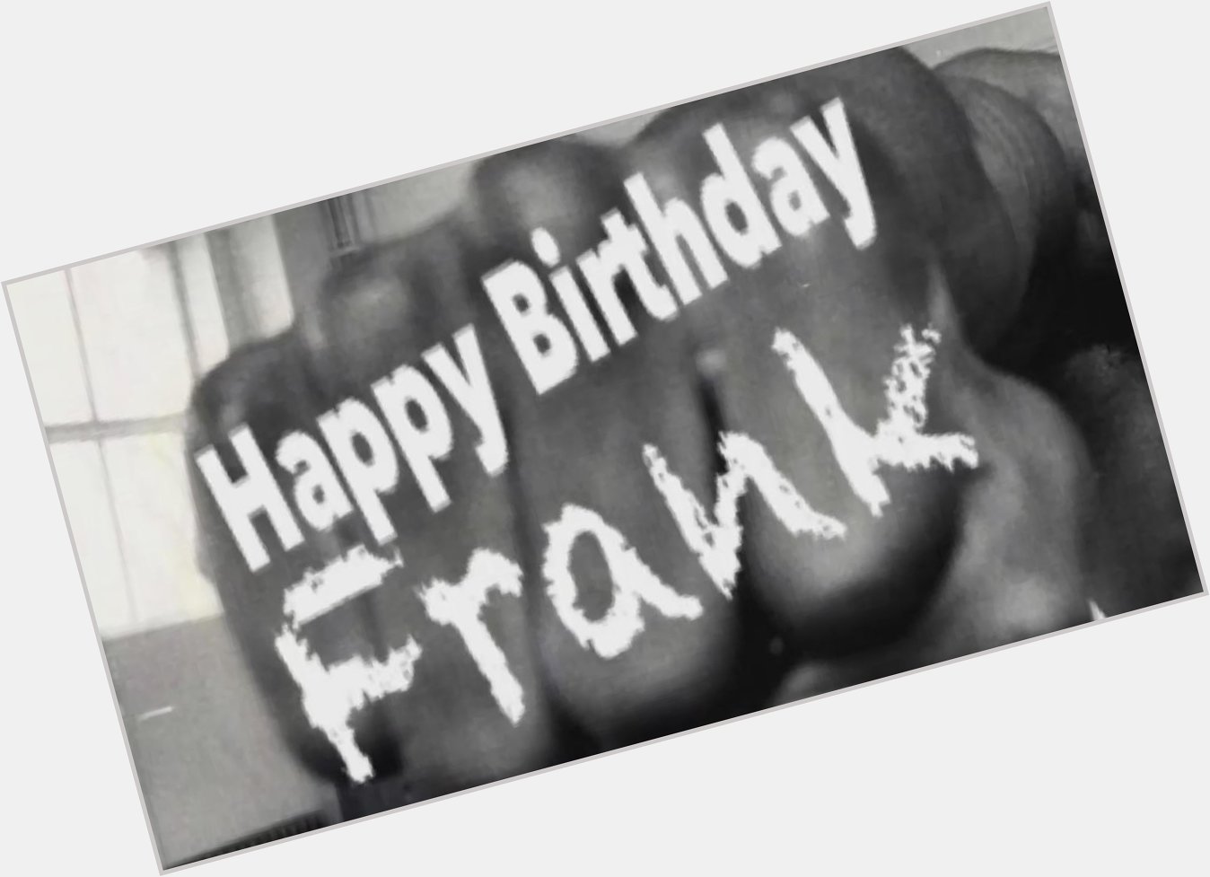 Happy Birthday to Frank Bruno 54 today        