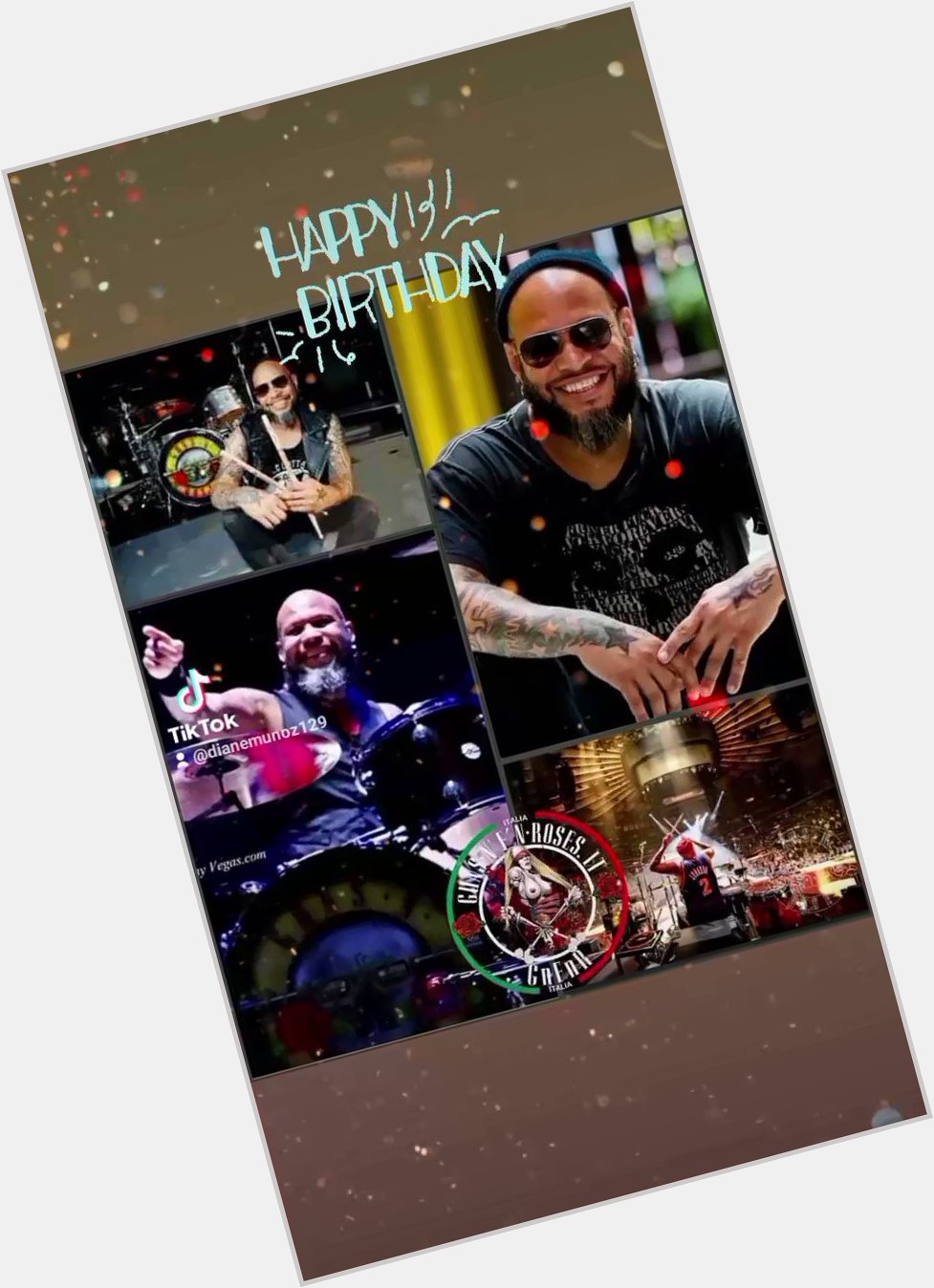 Happy 57th Birthday To The Incomparable Frank Ferrer (Guns N\ Roses 2006-To Present, Drummer) March 25th, 1966  
