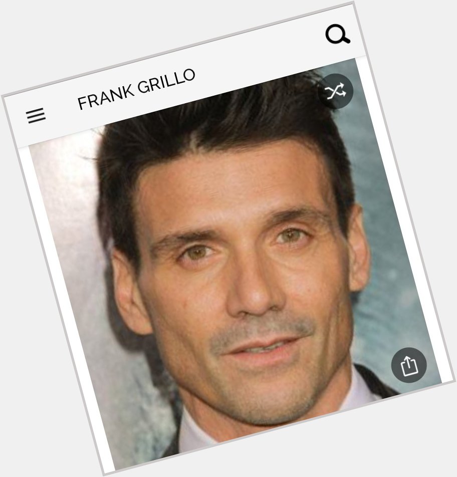Happy birthday to this great actor.  Happy birthday to Frank Grillo 