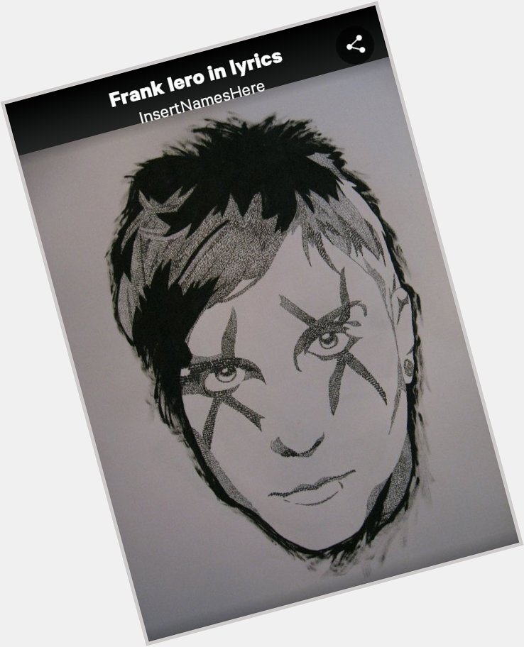 --Happy Birthday Frank Iero!-- // art found on DeviantArt! 