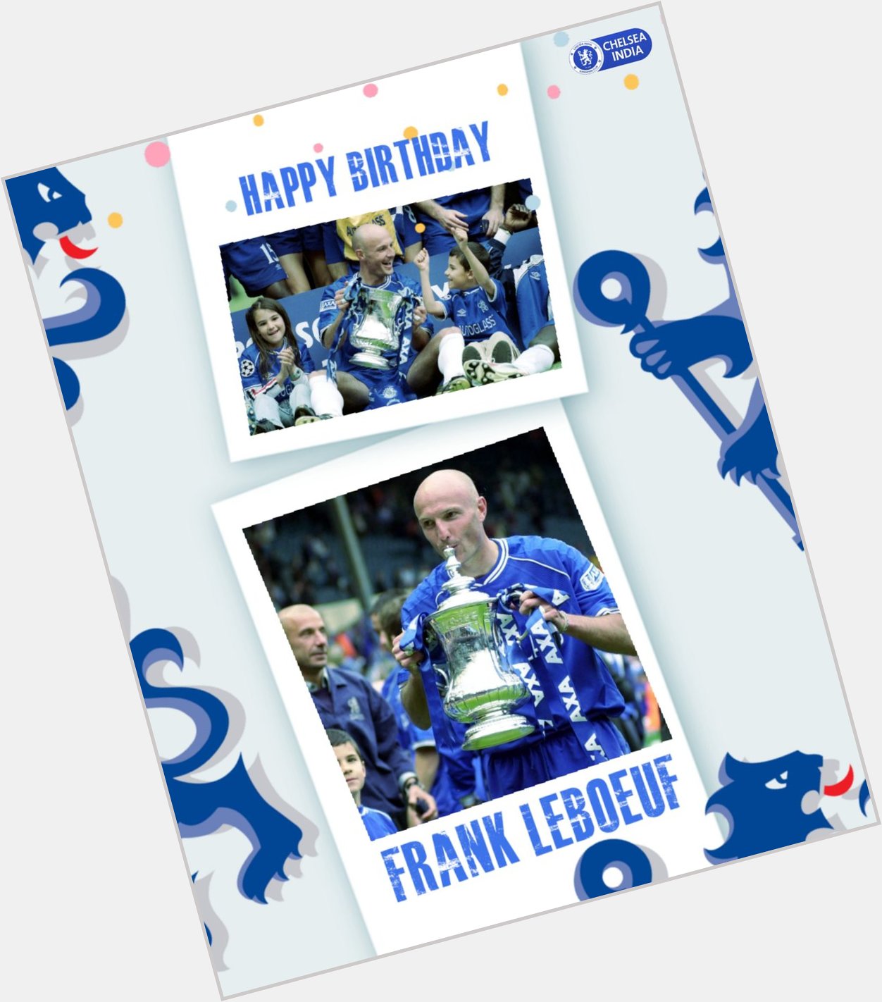 Wishing a very Happy Birthday to one of the Chelsea greats, Frank Leboeuf    