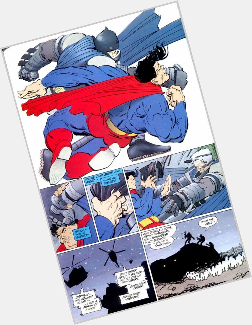 No one can single-handedly change superhero comics.
Frank Miller: Hold my beer.

Happy birthday, Frank. 