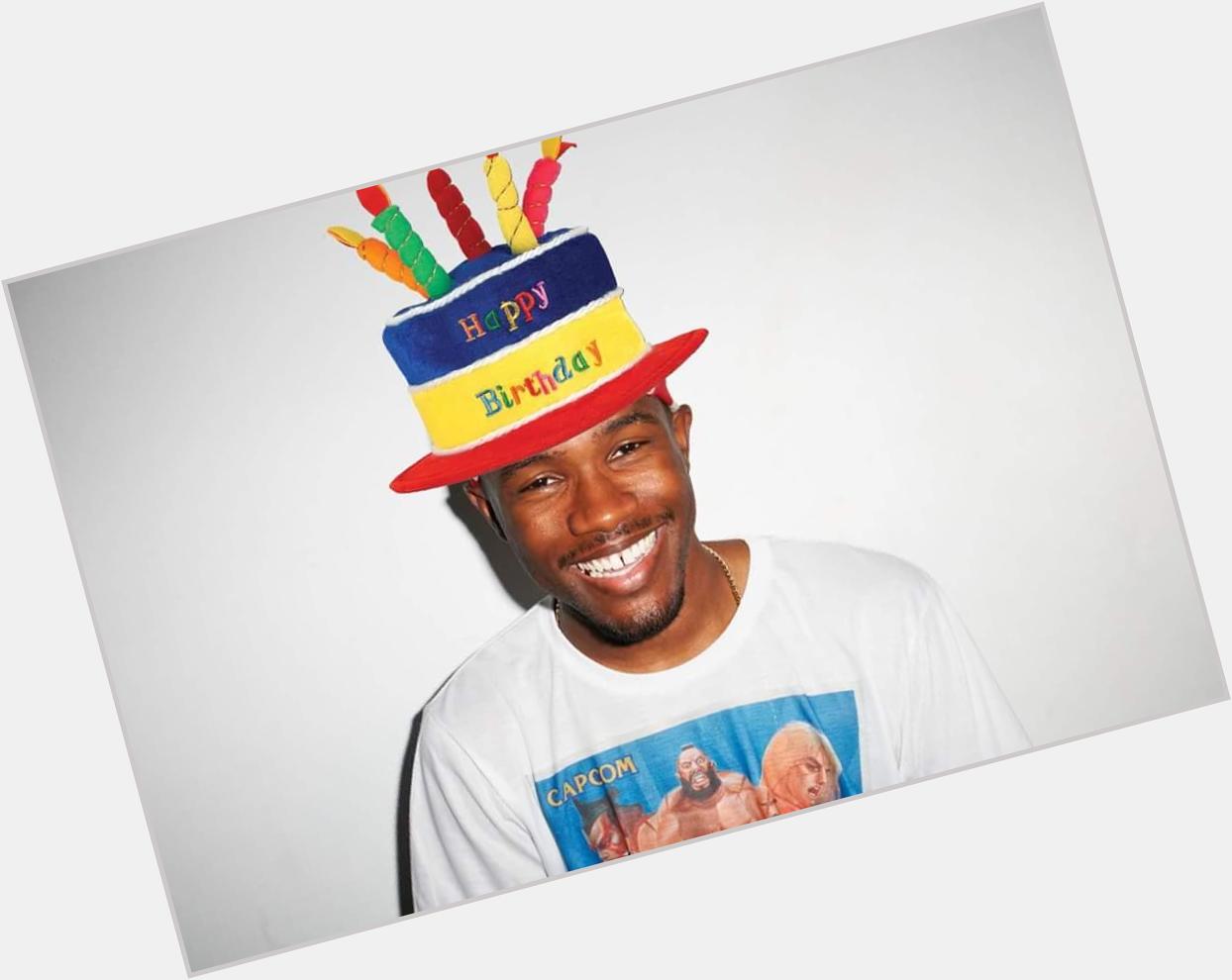Happy bday Frank Ocean. Don\t expect a present as you haven\t give us one since 2012. 