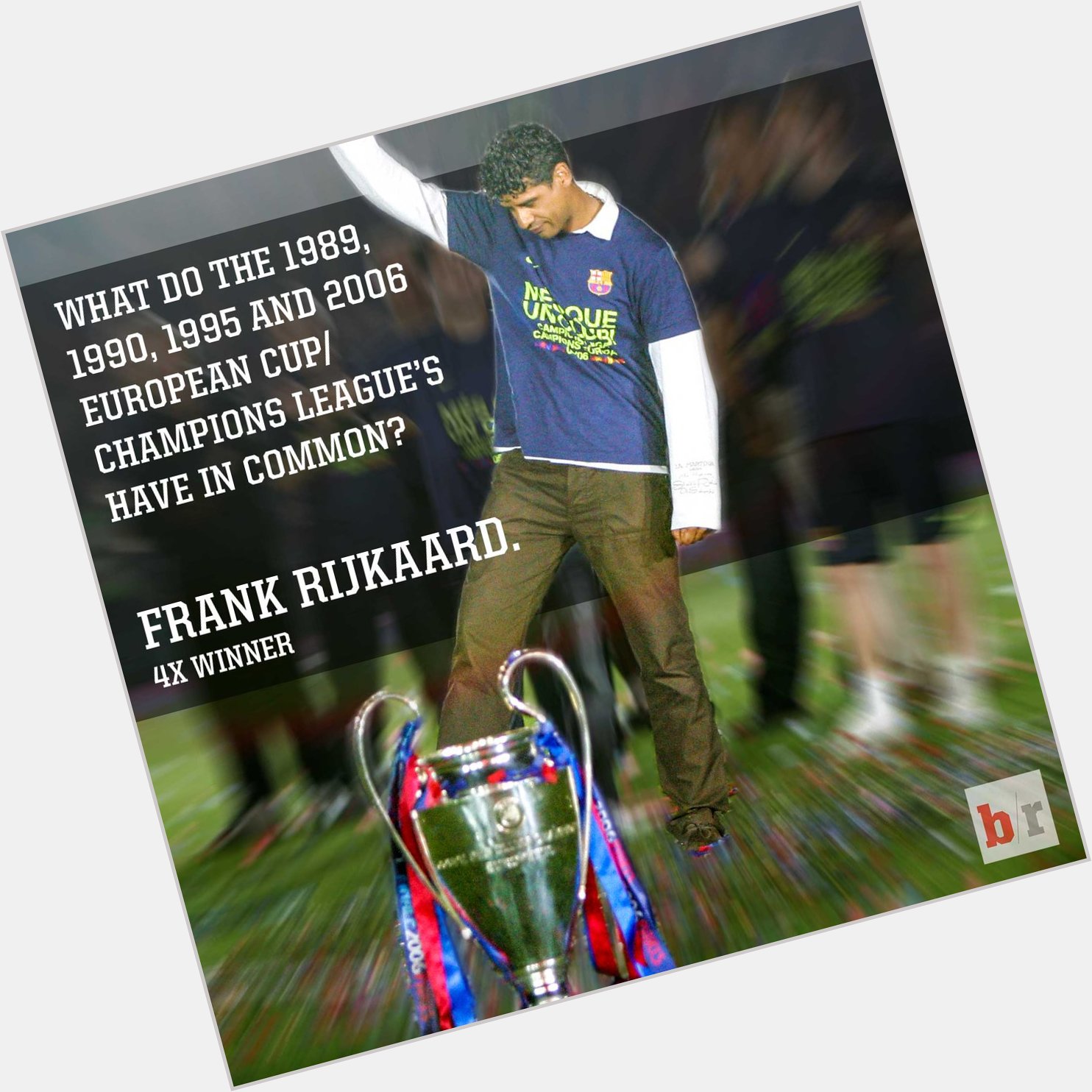 Happy 53rd Birthday, Frank Rijkaard A Champions League legend with AC Milan, Ajax &amp; Barcelona. 