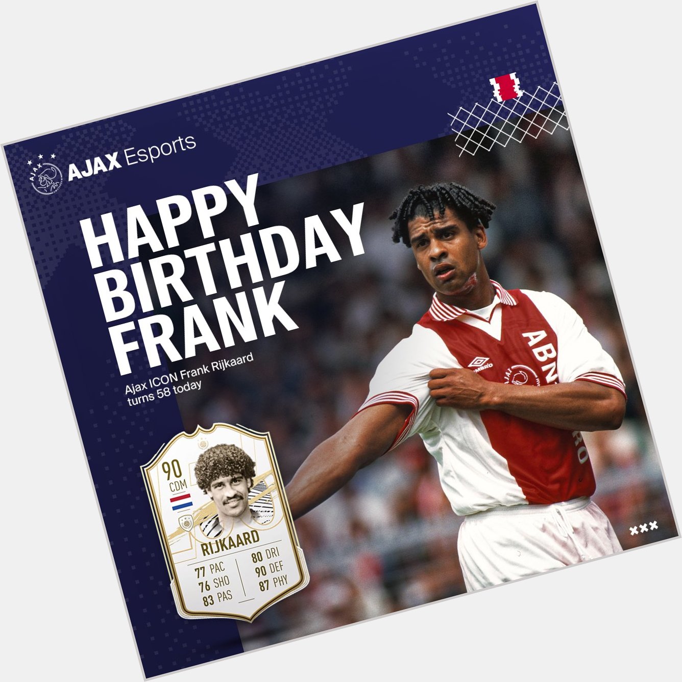 Hit  to wish Ajax ICON Frank Rijkaard a happy birthday!    