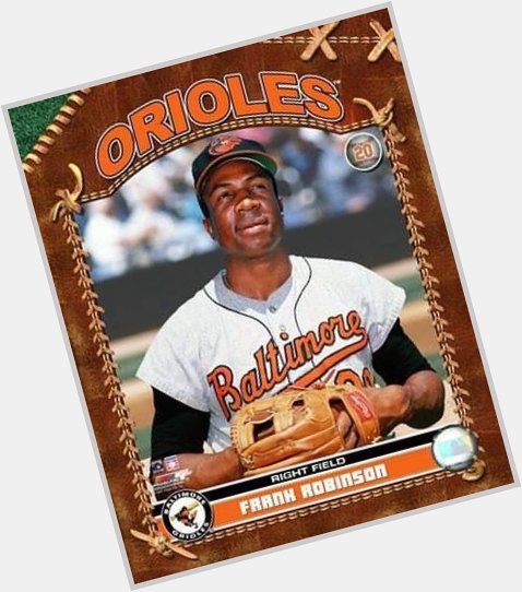 Happy 82nd Birthday to Frank Robinson the only player to win league MVP honors in the NL & AL  