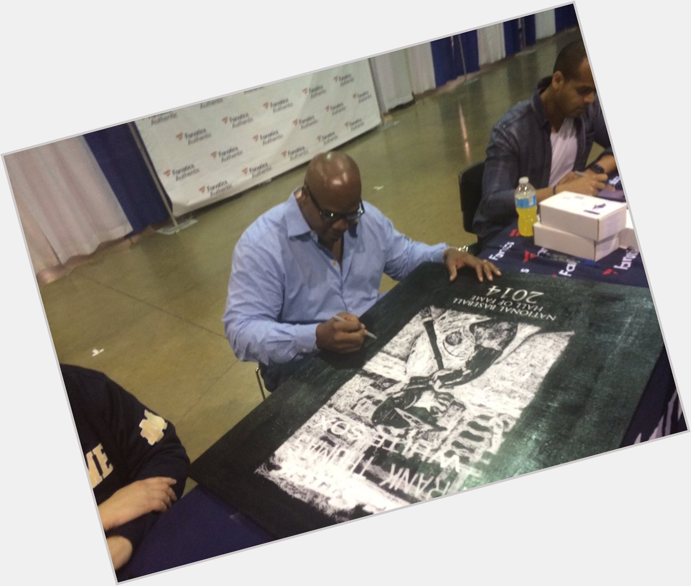 Happy Birthday Frank Thomas!Just a few weeks ago he signed this piece I made!   