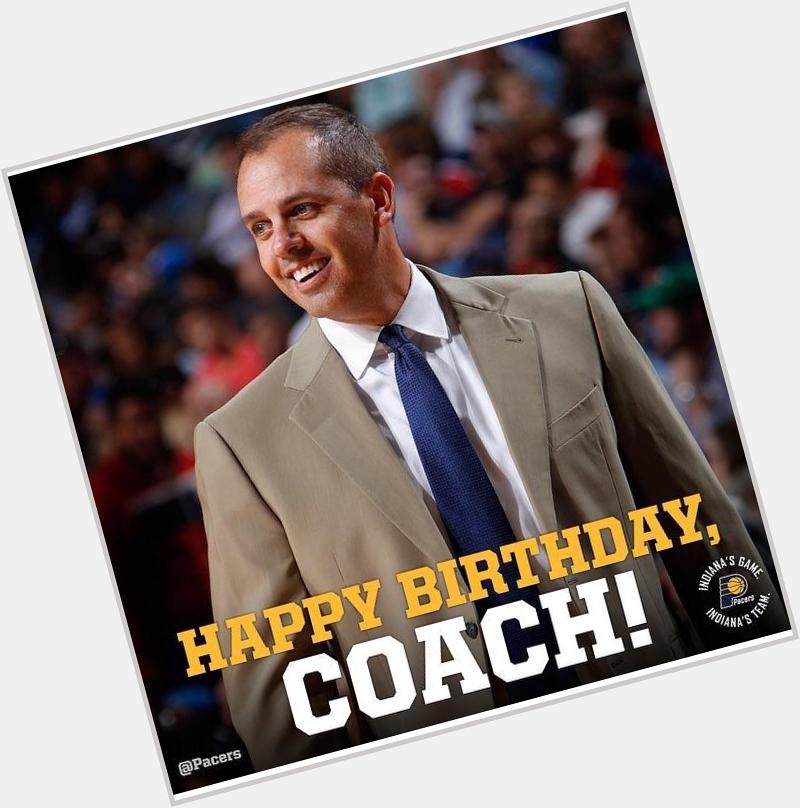 Hoje é aniversário do coach. Frank Vogel faz 42 anos. Happy Birthday Coach Vogel! 