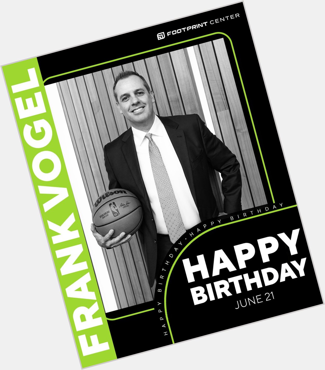 Happy Birthday to Head Coach, Frank Vogel! 