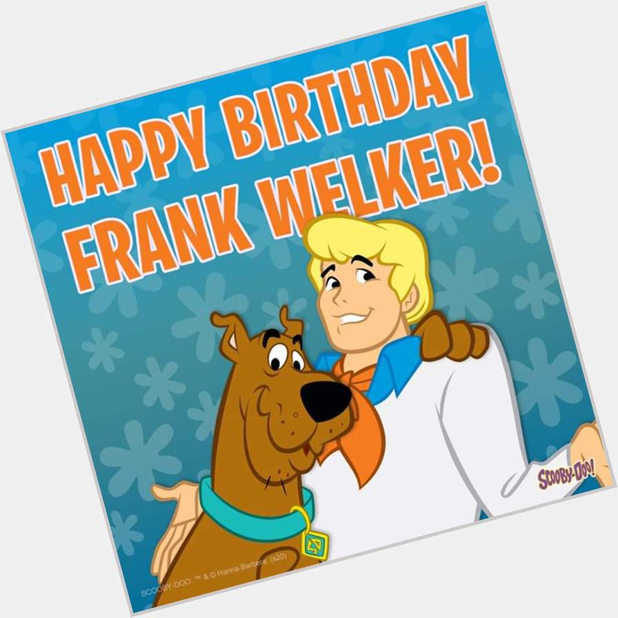 Happy birthday to the inimitable voice of Fred. Frank Welker, here\s to you! 