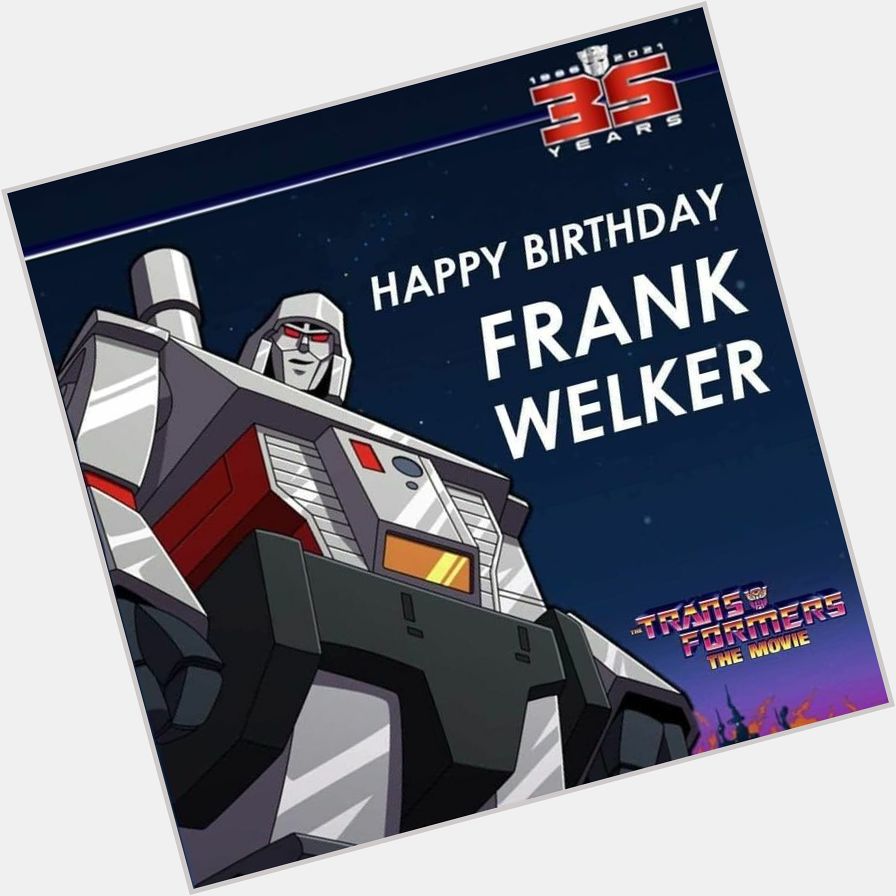 Happy 75th birthday Frank Welker!

c/o Transformers on FB

 