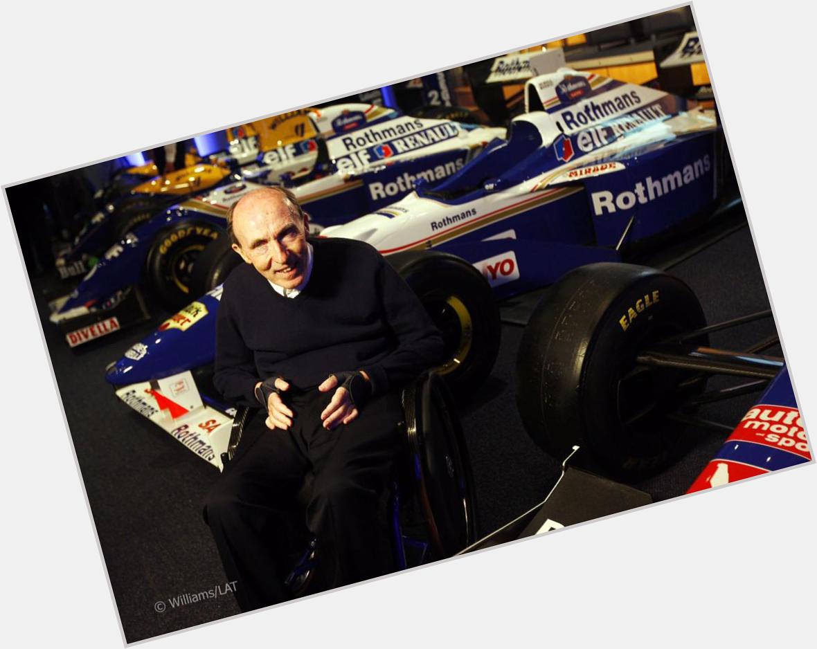 Happy birthday Frank Williams, hope you have a lovely day. 