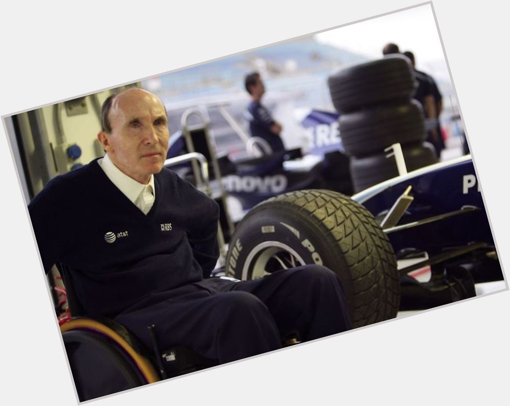 Happy to one of the greatest living legends of - Frank Williams 
