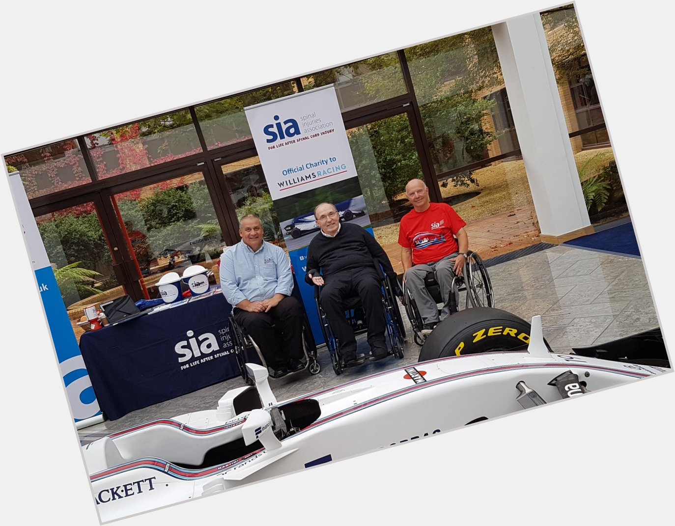 Happy birthday to Frank Williams from every at Spinal Injuries Association!   