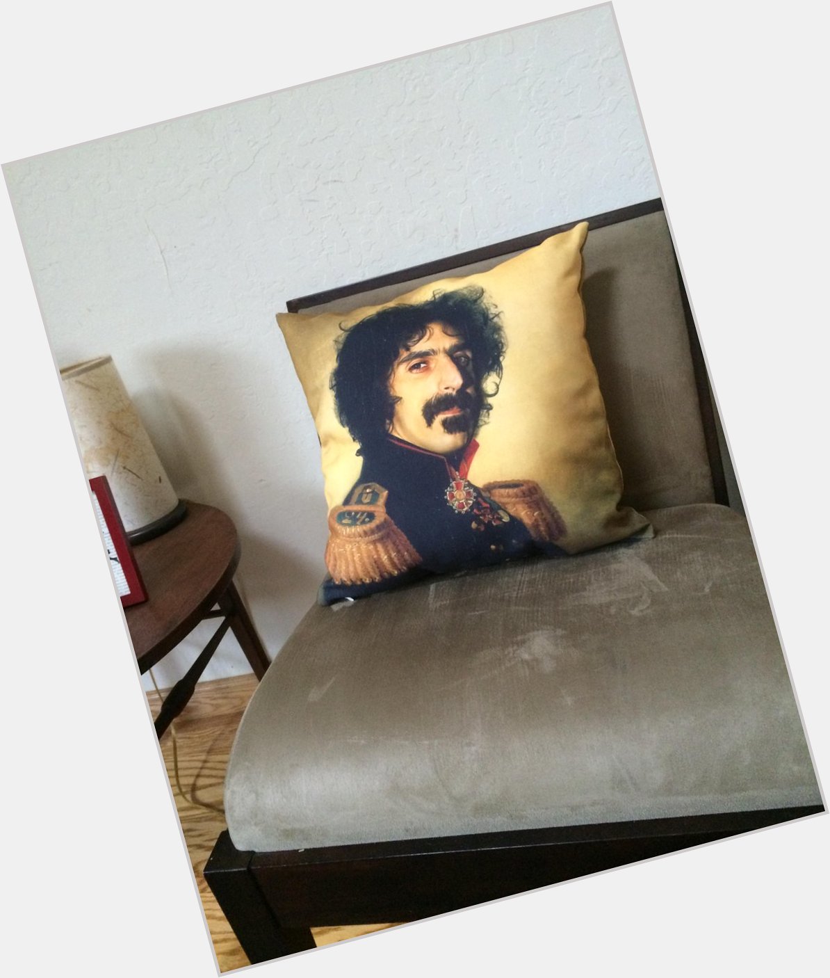 Happy Frank Zappa s Birthday! Look at the awesome pillow my friend gave me. 