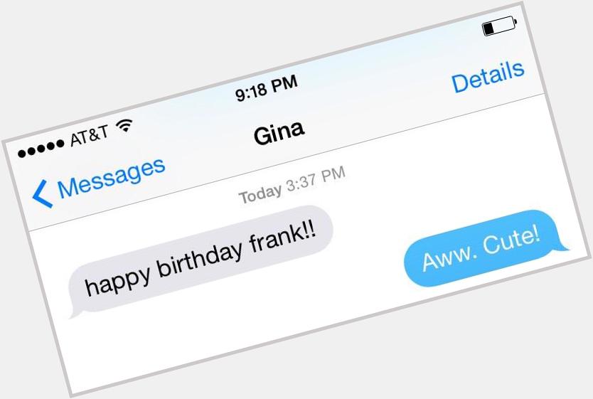Know you\re a fan when friends r texting bday wishes. Happy birthday to Frank Zappa. Miss him immensely. 