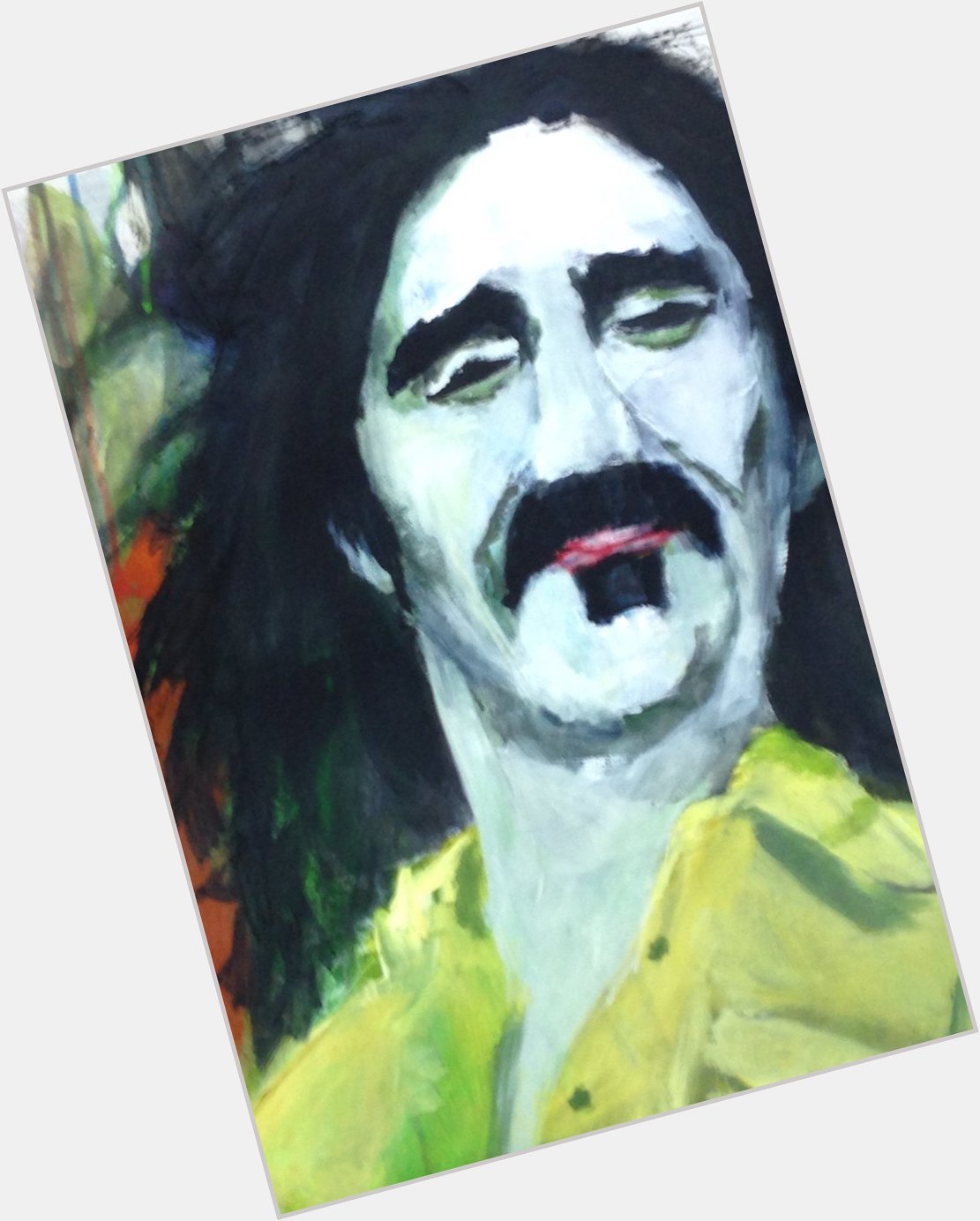21th of december birthday of Frank Zappa. He is so happy in 