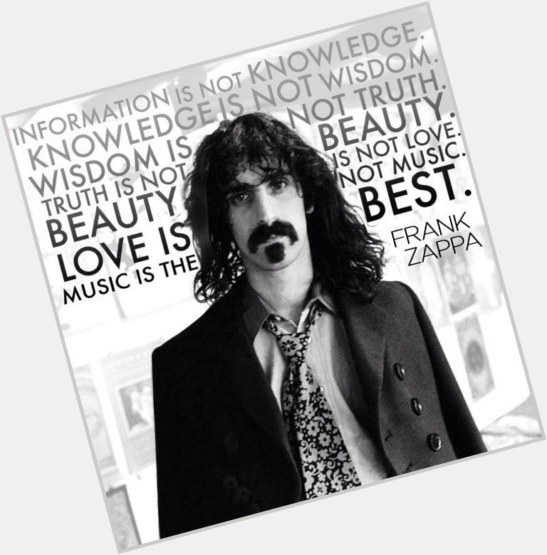 Happy Birthday Frank Zappa!
Gone but definitely not forgotten. 