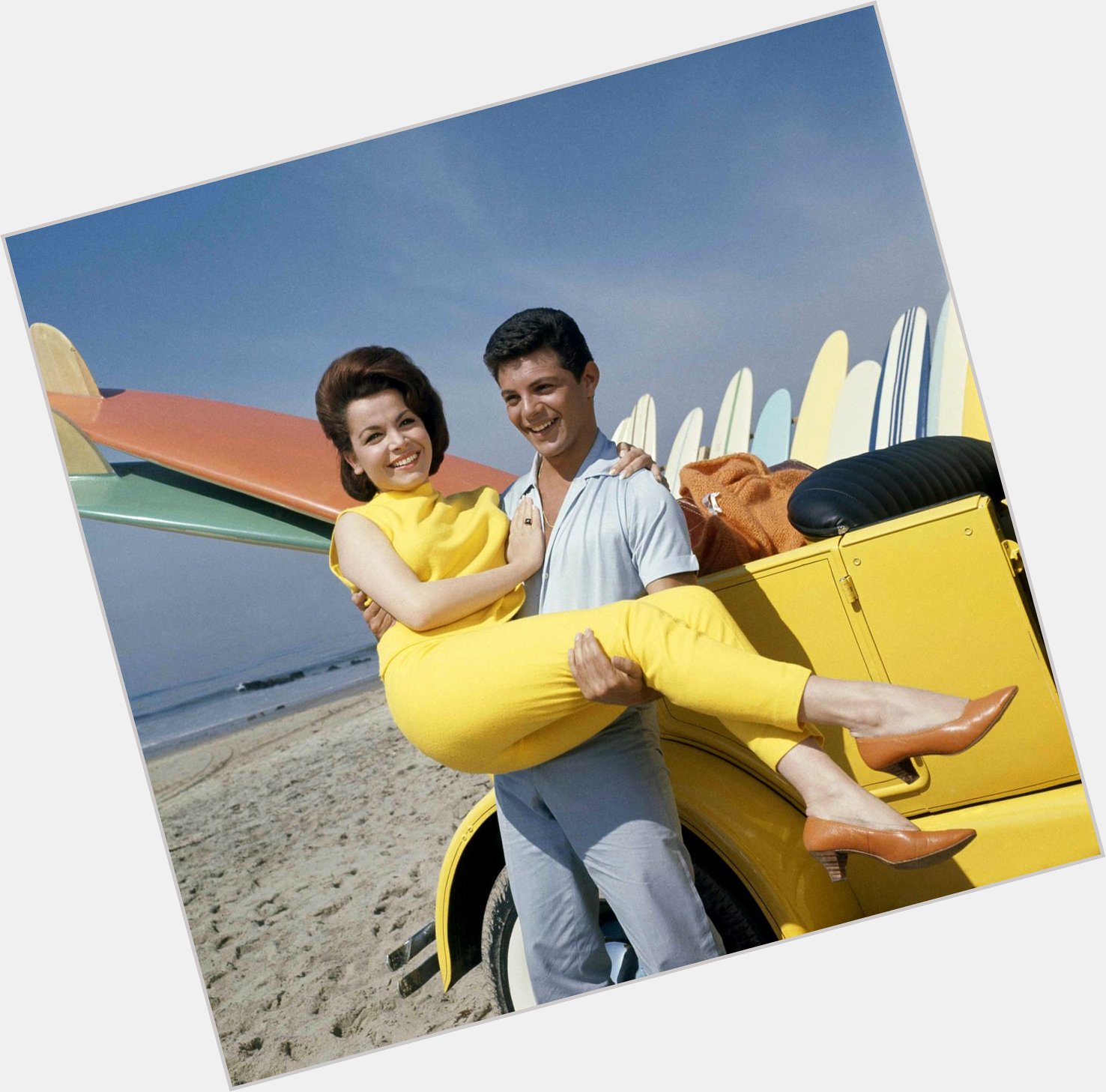 Happy 81st Birthday to Frankie Avalon here with Annette Funicello in Beach Party (1963) 
