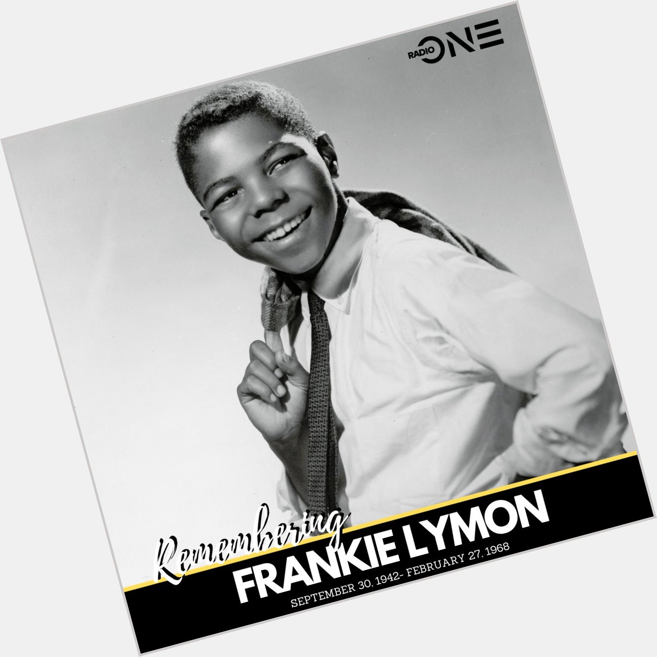 Happy Birthday to the legendary Frankie Lymon  