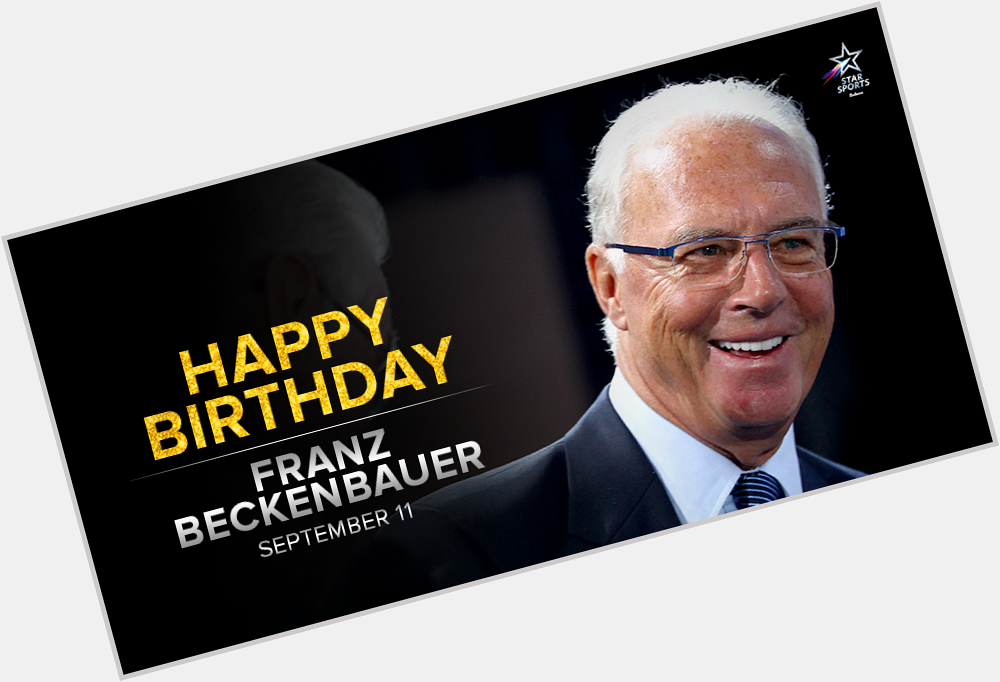 \The Emperor\ of football turns 70 today. Here\s wishing the legendary Franz Beckenbauer a very \Happy Birthday\! 