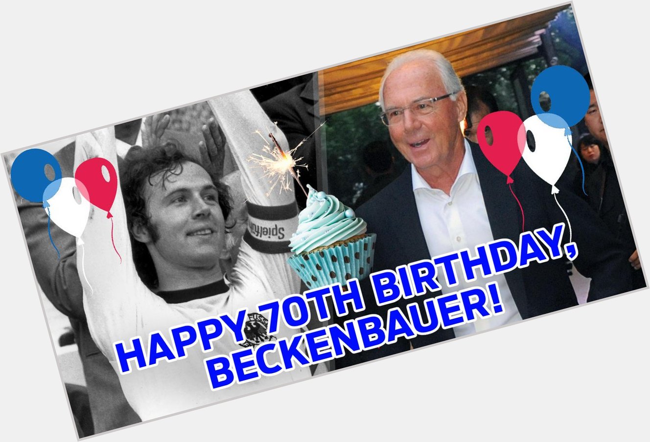 A very happy birthday to Germany and Bayern Munich legend, Franz Beckenbauer. Best wishes, Der Kaiser! 