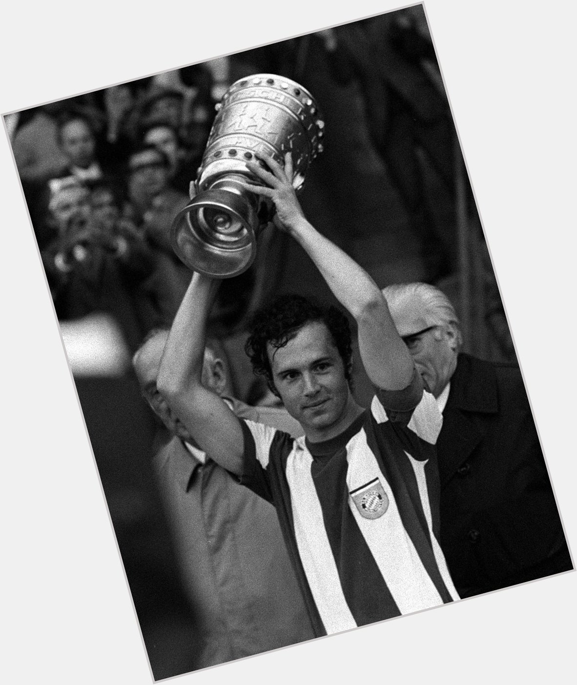 FCBayernEN: DFBPokal_EN: A 4  -time winner with FCBayernEN - happy birthday, Franz beckenbauer!  
