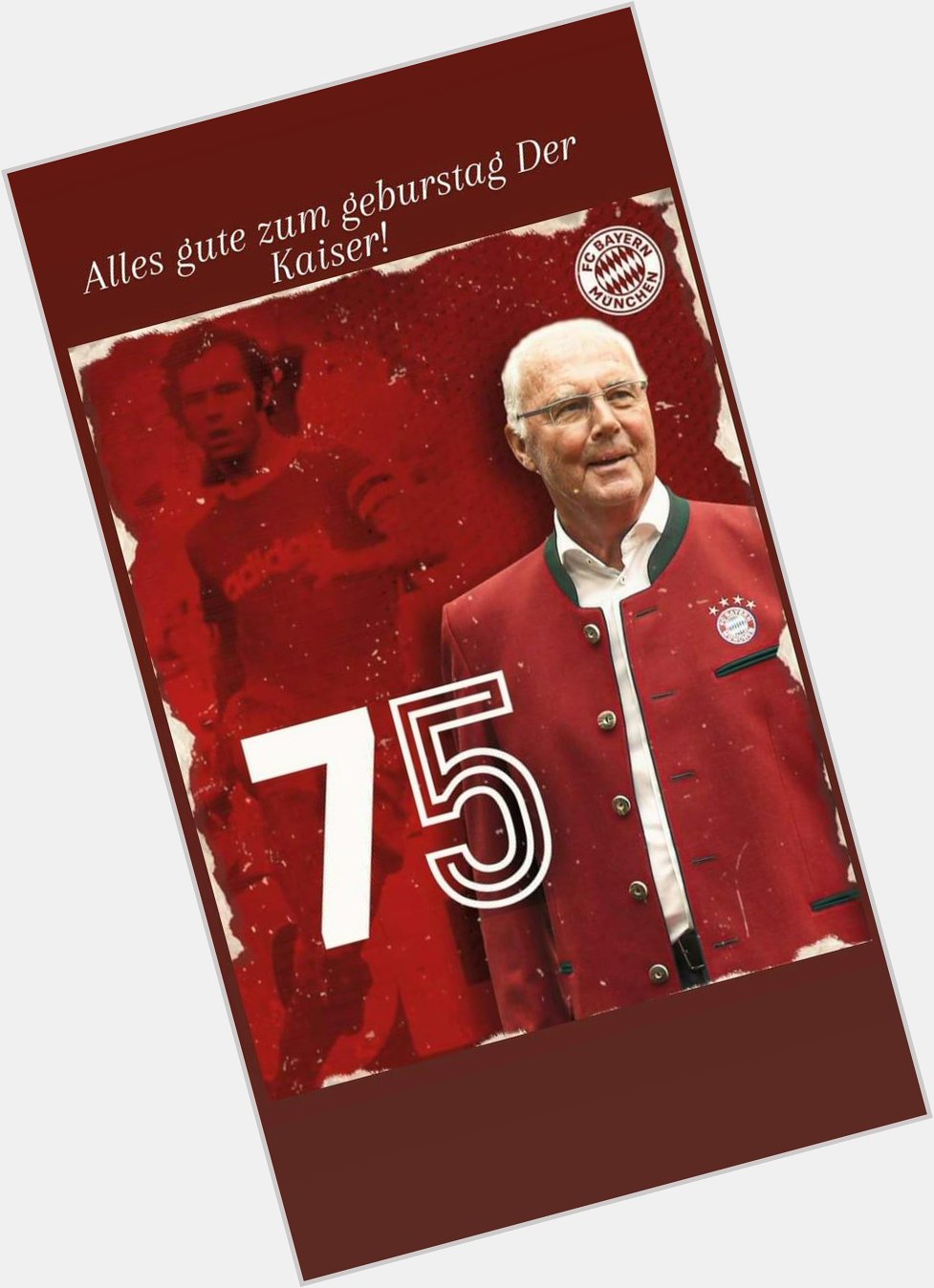 Happy birthday Franz Beckenbauer!... 
