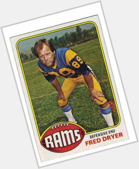 Happy Birthday former LA Ram Fred Dryer 